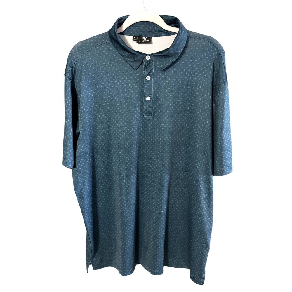 GreenSide Golf Mens Green Short Sleeve Athletic Polo Shirt Size XL Sporty Casual
